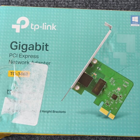 TP-Link TG-3468 Gigabit PCI Express Network Adapter - Picture 1 of 8